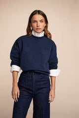 Axelle navy sweatshirt