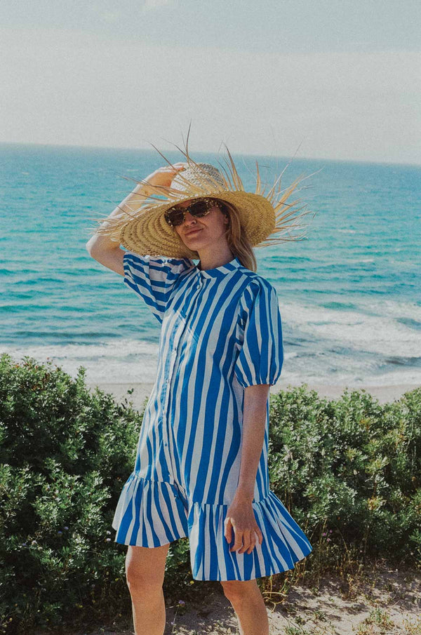 robe CLEMENTINE blue lines