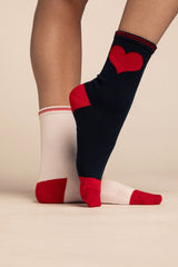 Nael Navy Socks