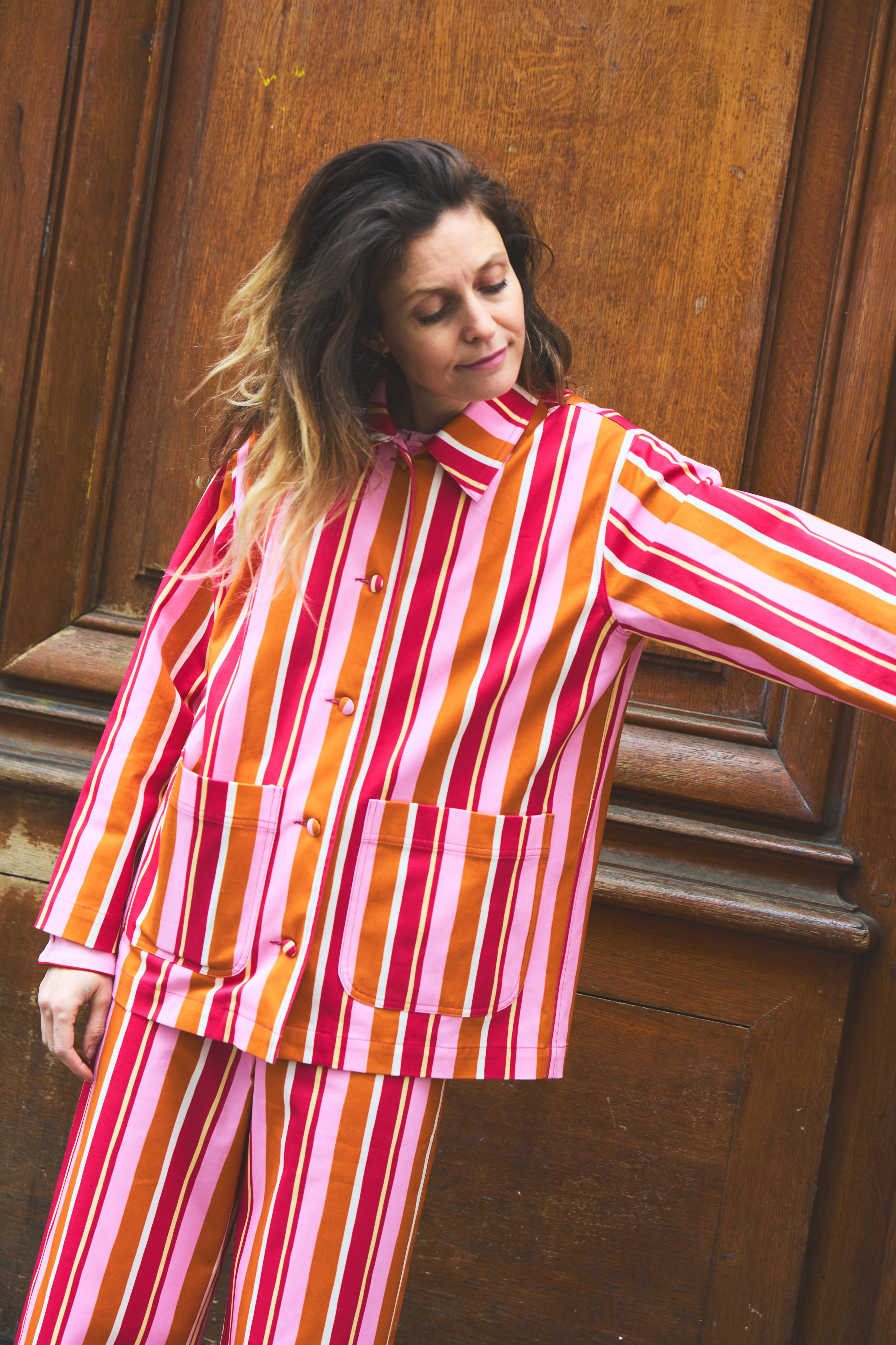 VESTE LUCIE STRIPES MULTICO