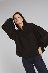 Blouse Alexandra noire