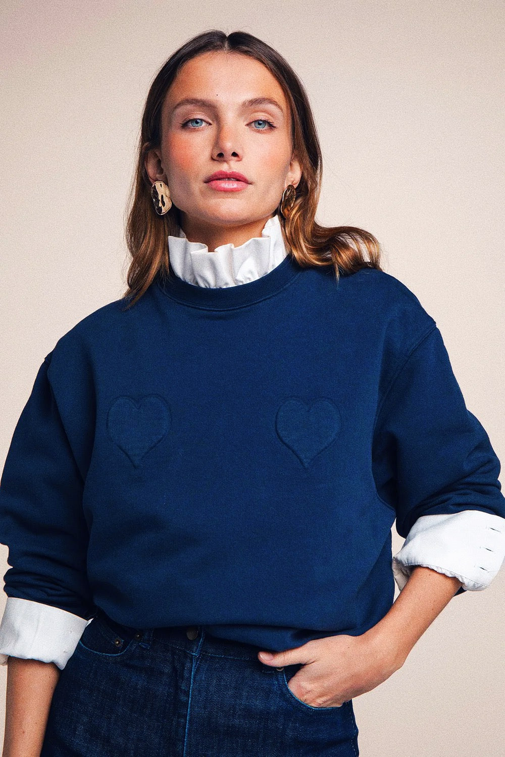 Sweatshirt Axelle marine