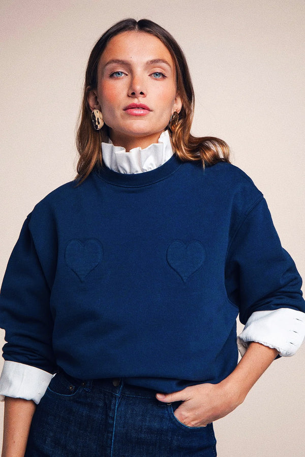 Sweatshirt Axelle marine