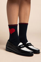 Nael Navy Socks