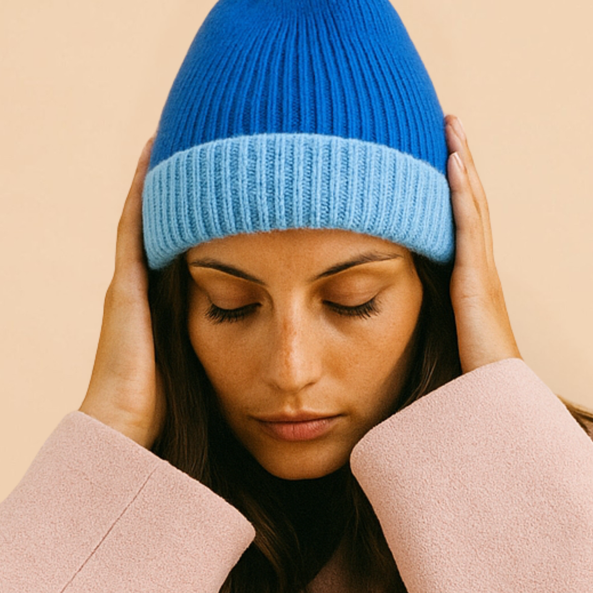 Bonnet d'hiver tricote a la main - Bonnets peruviens - FEMME - Boutique