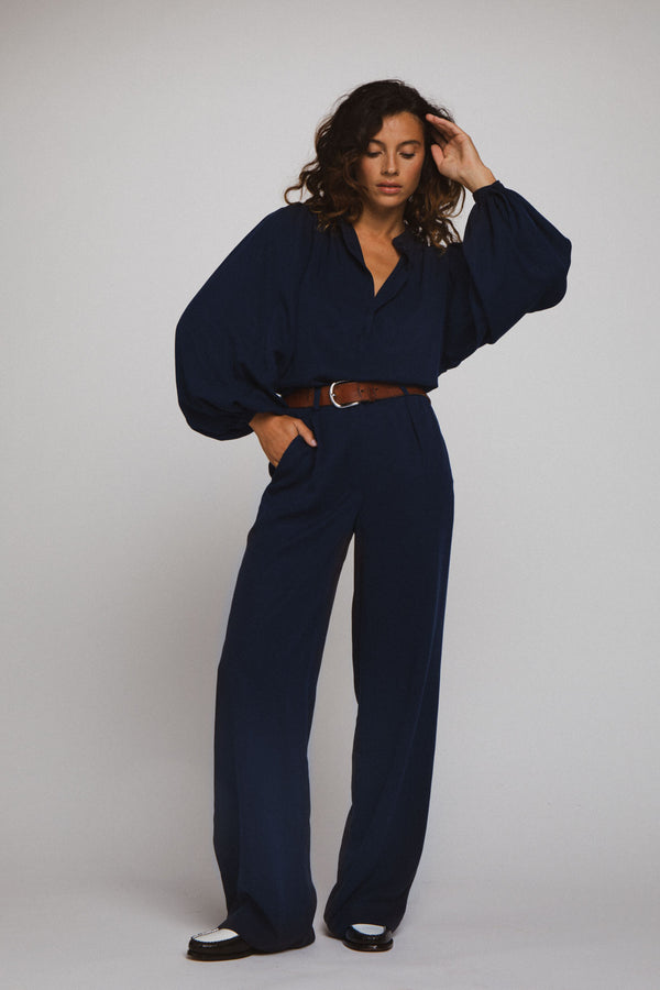 Tilda Navy Pants