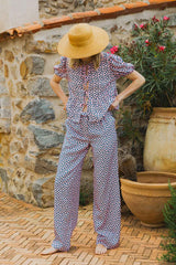 Pantalon TILDA flower drops