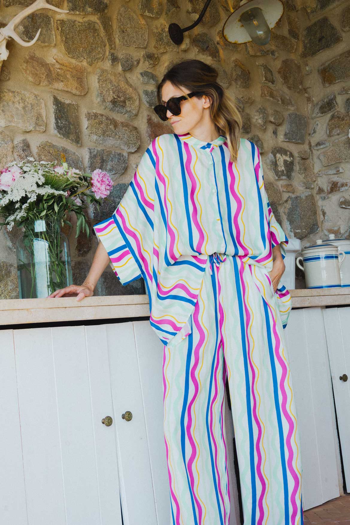 Pantalon Théodore Rainbow Lines