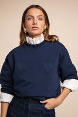 Axelle navy sweatshirt