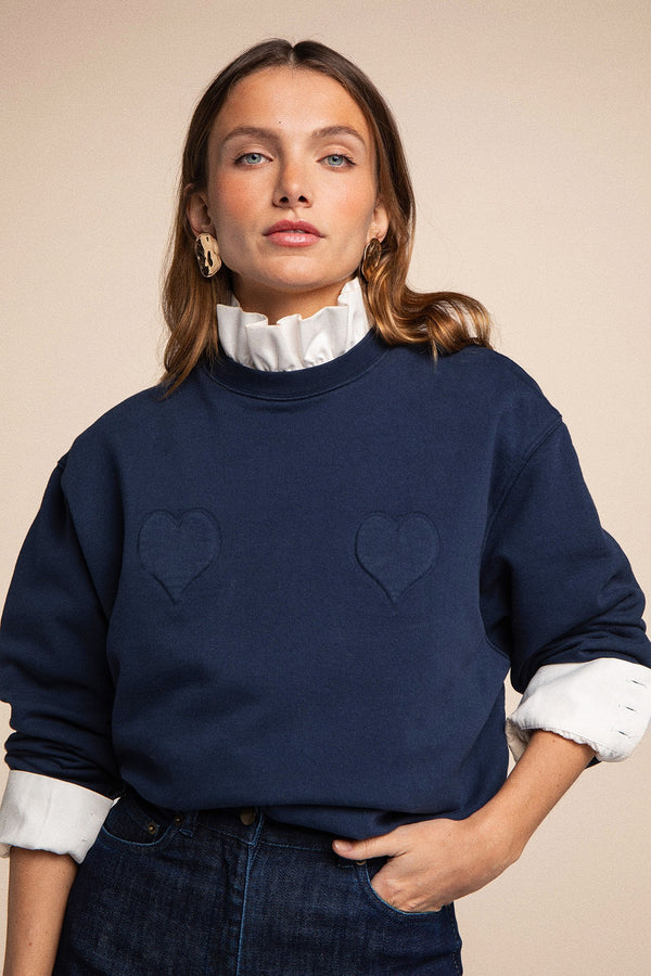 Sweatshirt Axelle marine