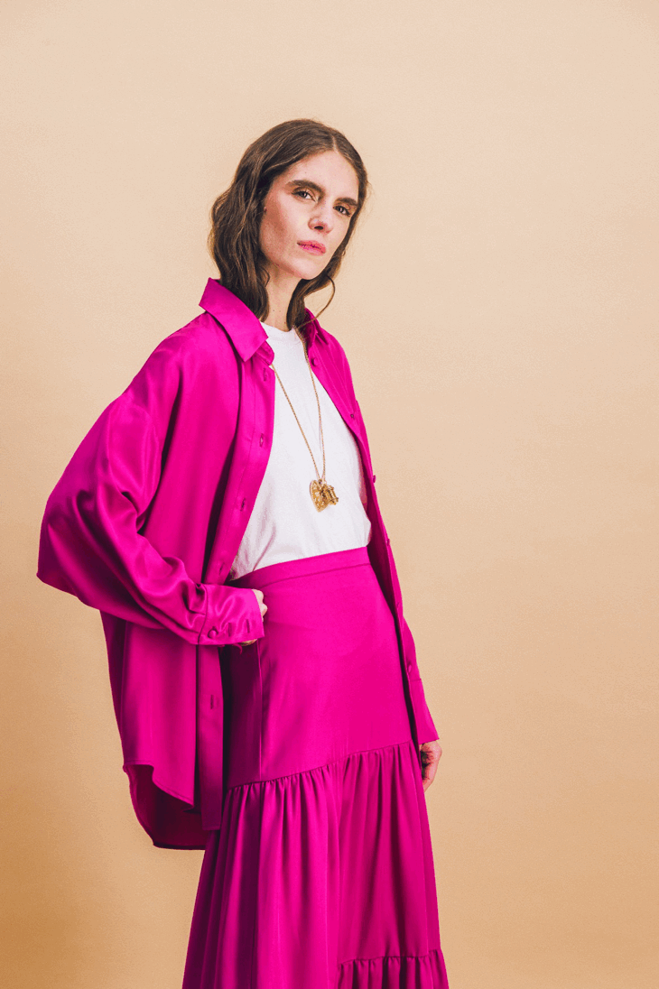 Chemise NOUR CYCLAMEN