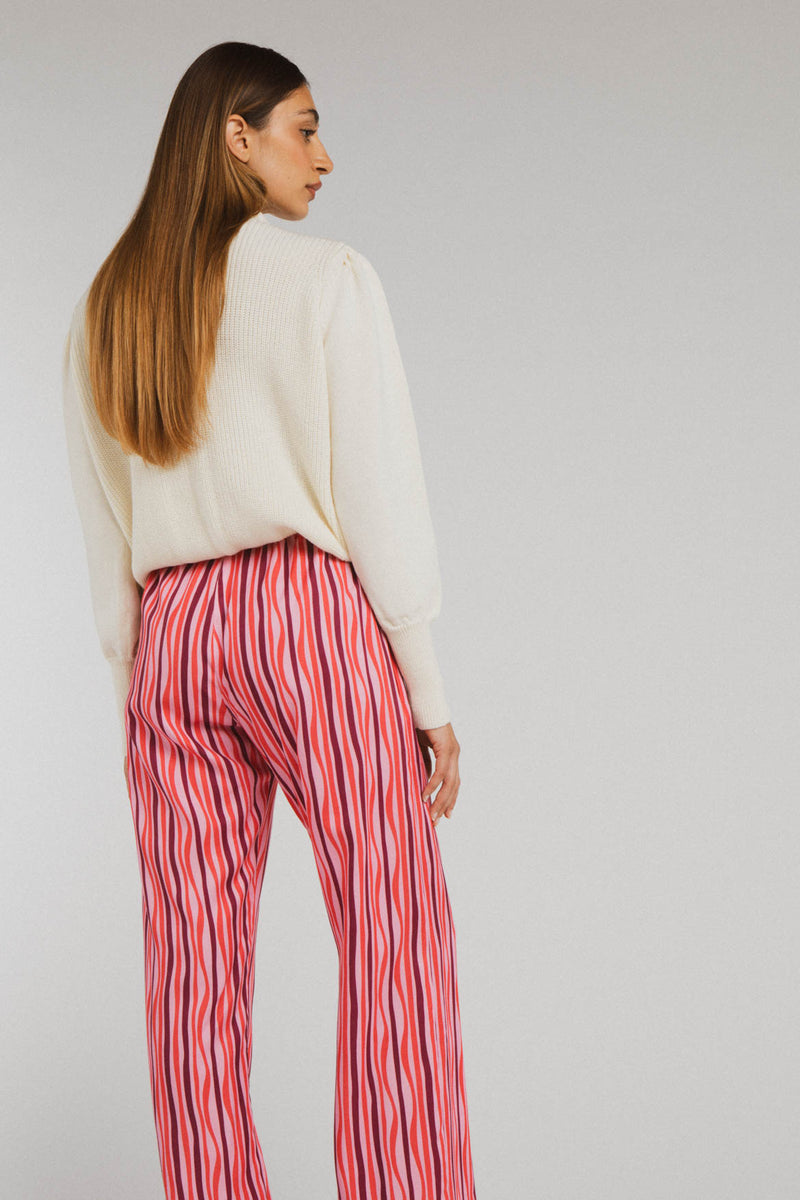 Pantalon Laure Pink Stripes