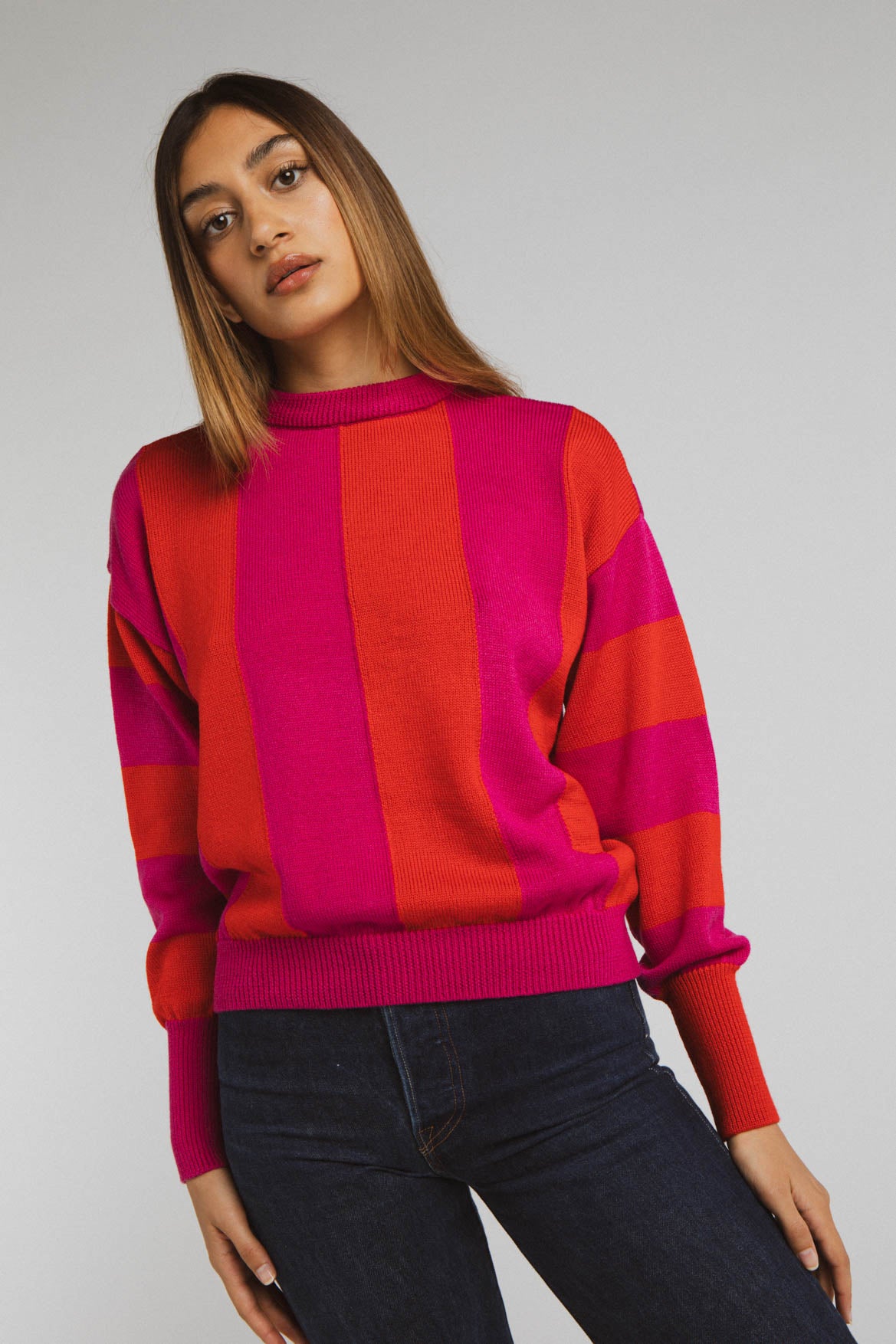 Malo striped sweater