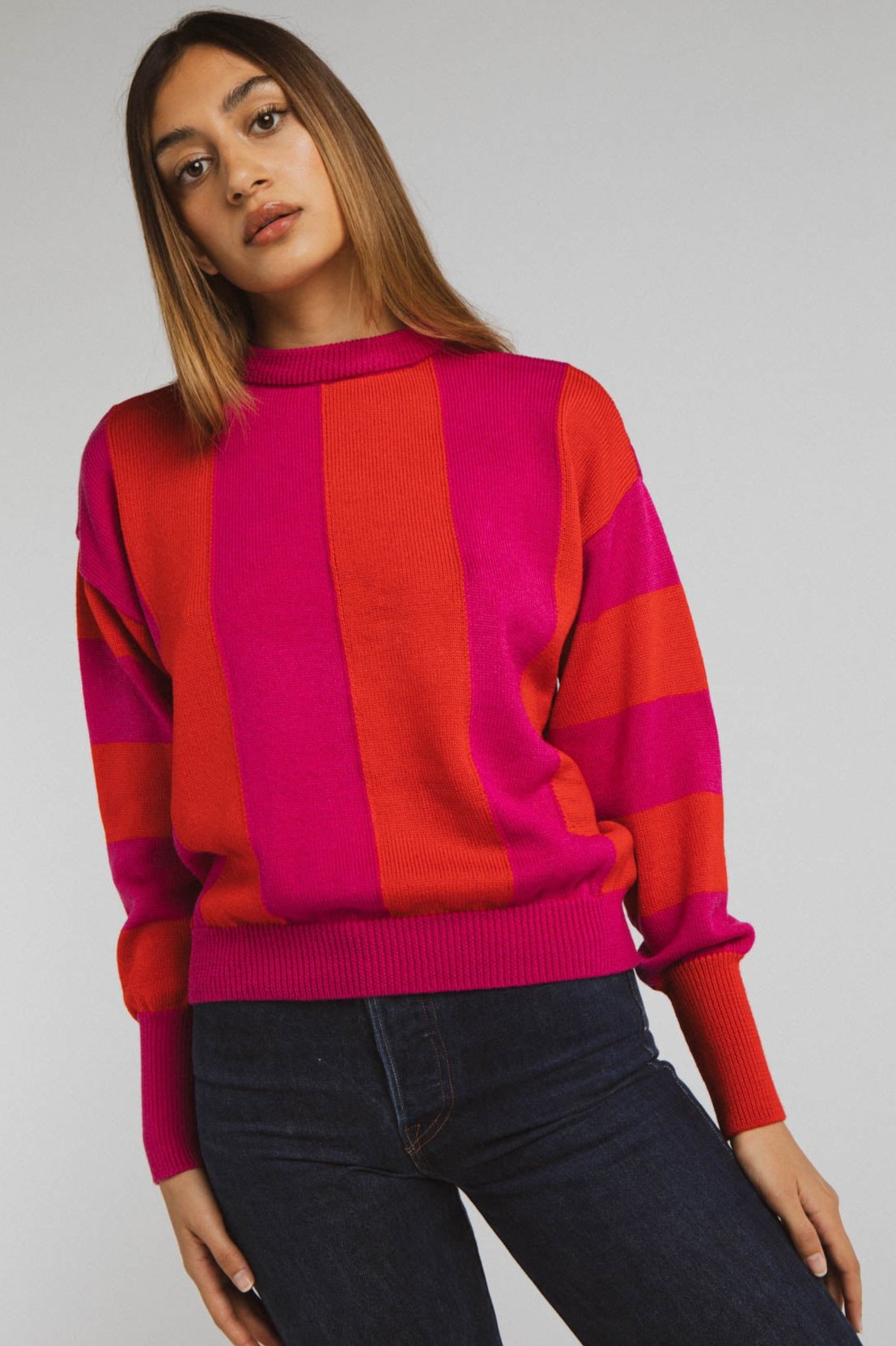 Malo striped sweater