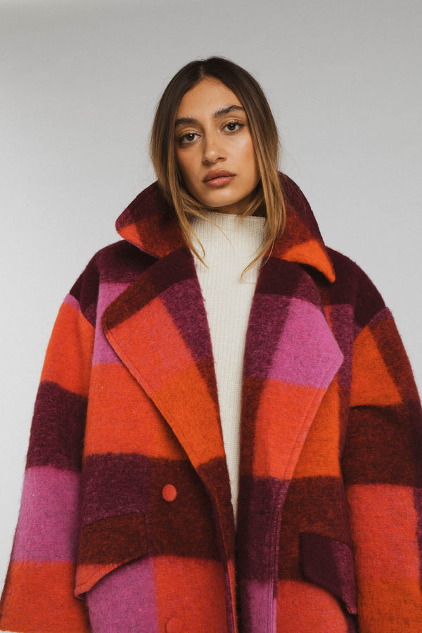 Livio plaid coat