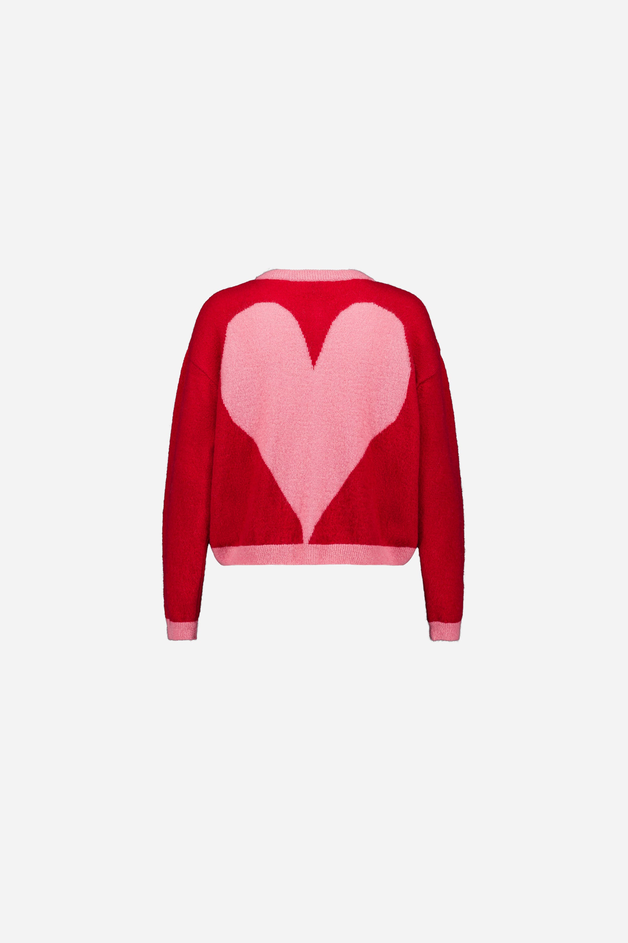 Cardigan Julia rouge et rose