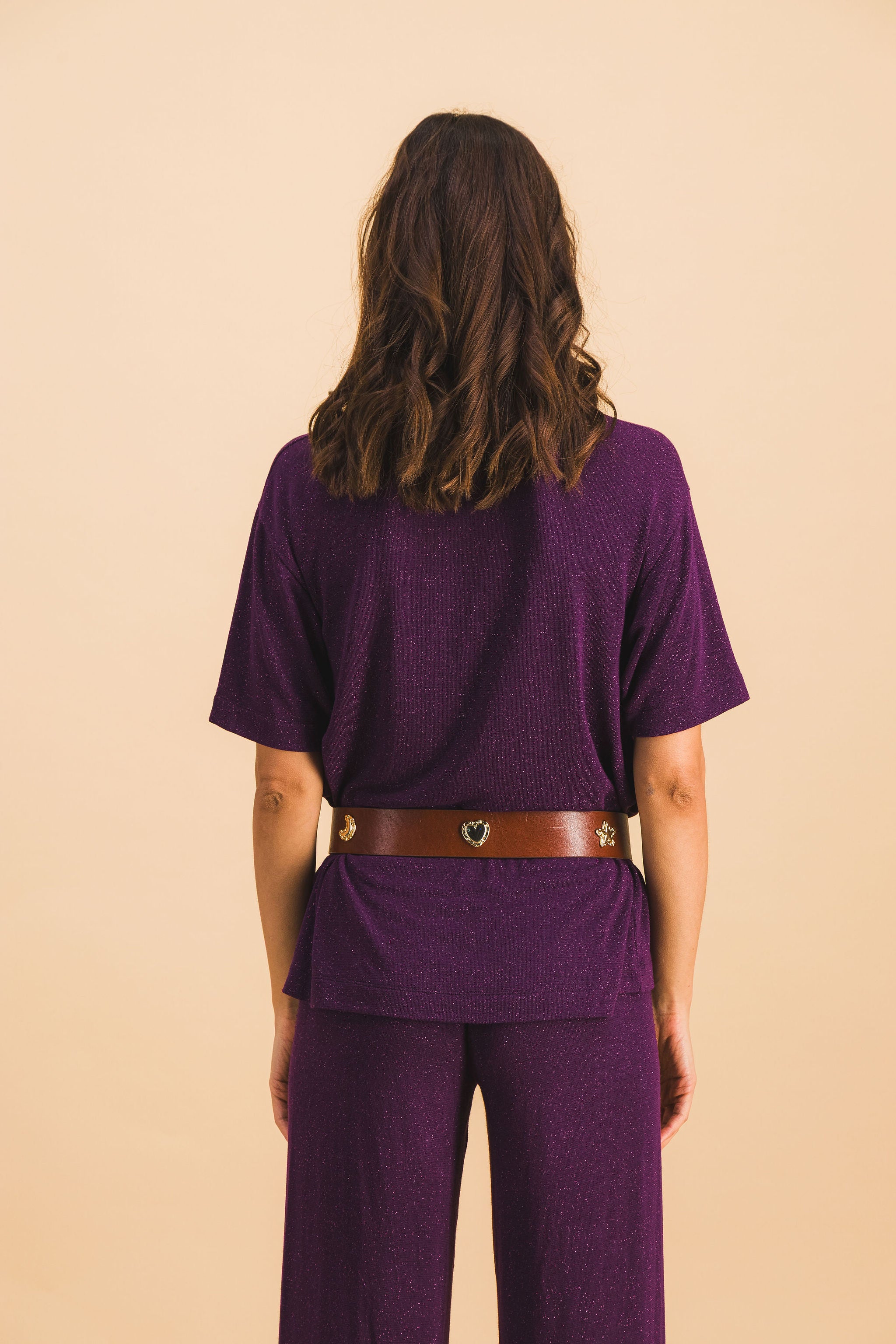 Tshirt Alma Lurex Violet