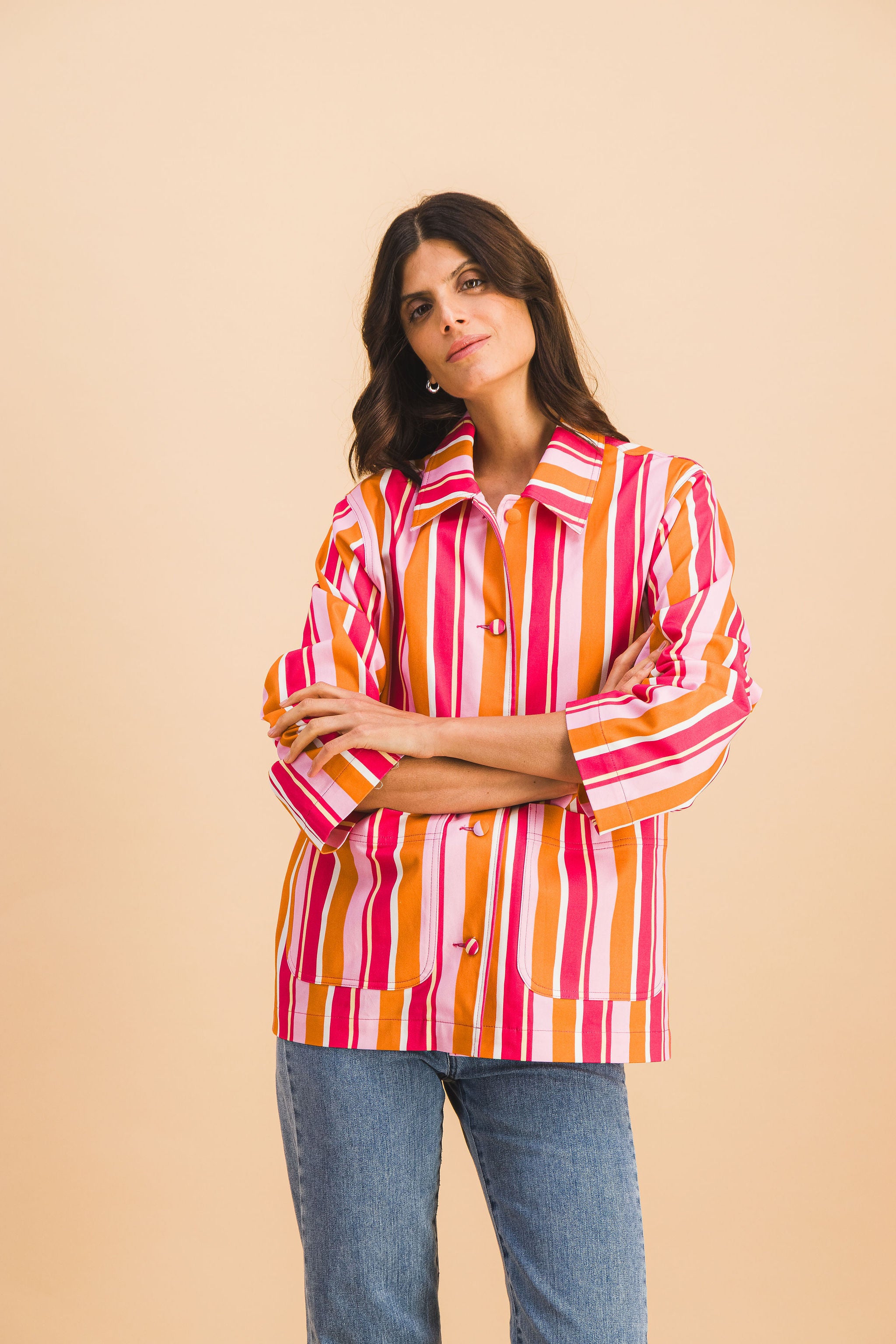 VESTE LUCIE STRIPES MULTICO