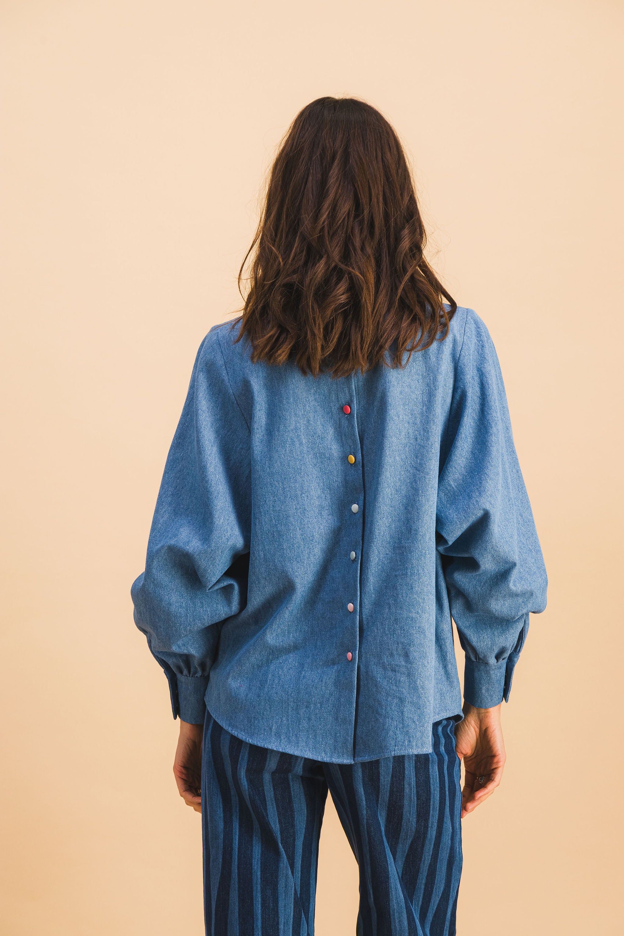 CHEMISE JOSETTE DENIM CLAIR