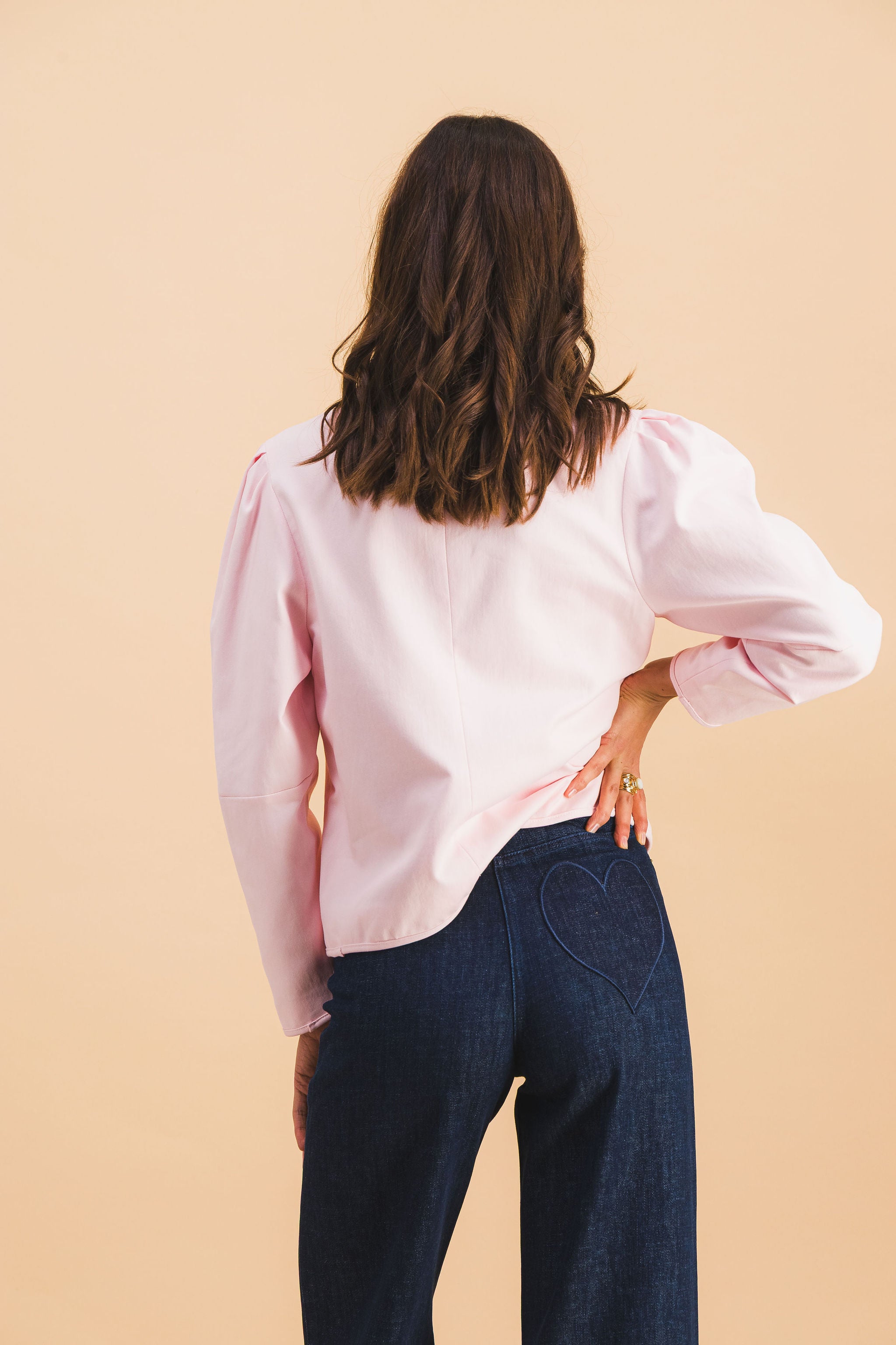 Veste Diane rose pâle