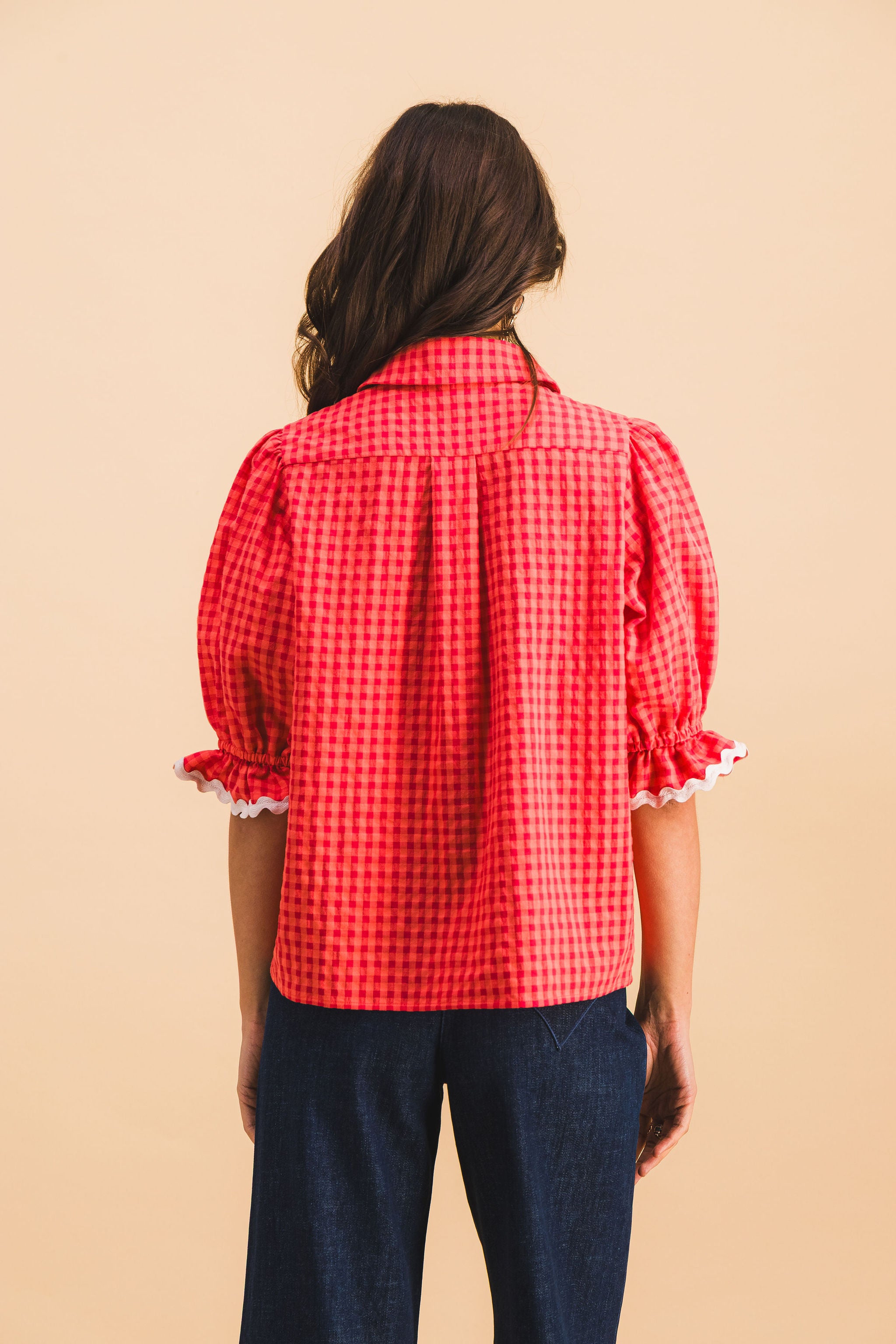 CHEMISE JIM CARREAUX ROUGES
