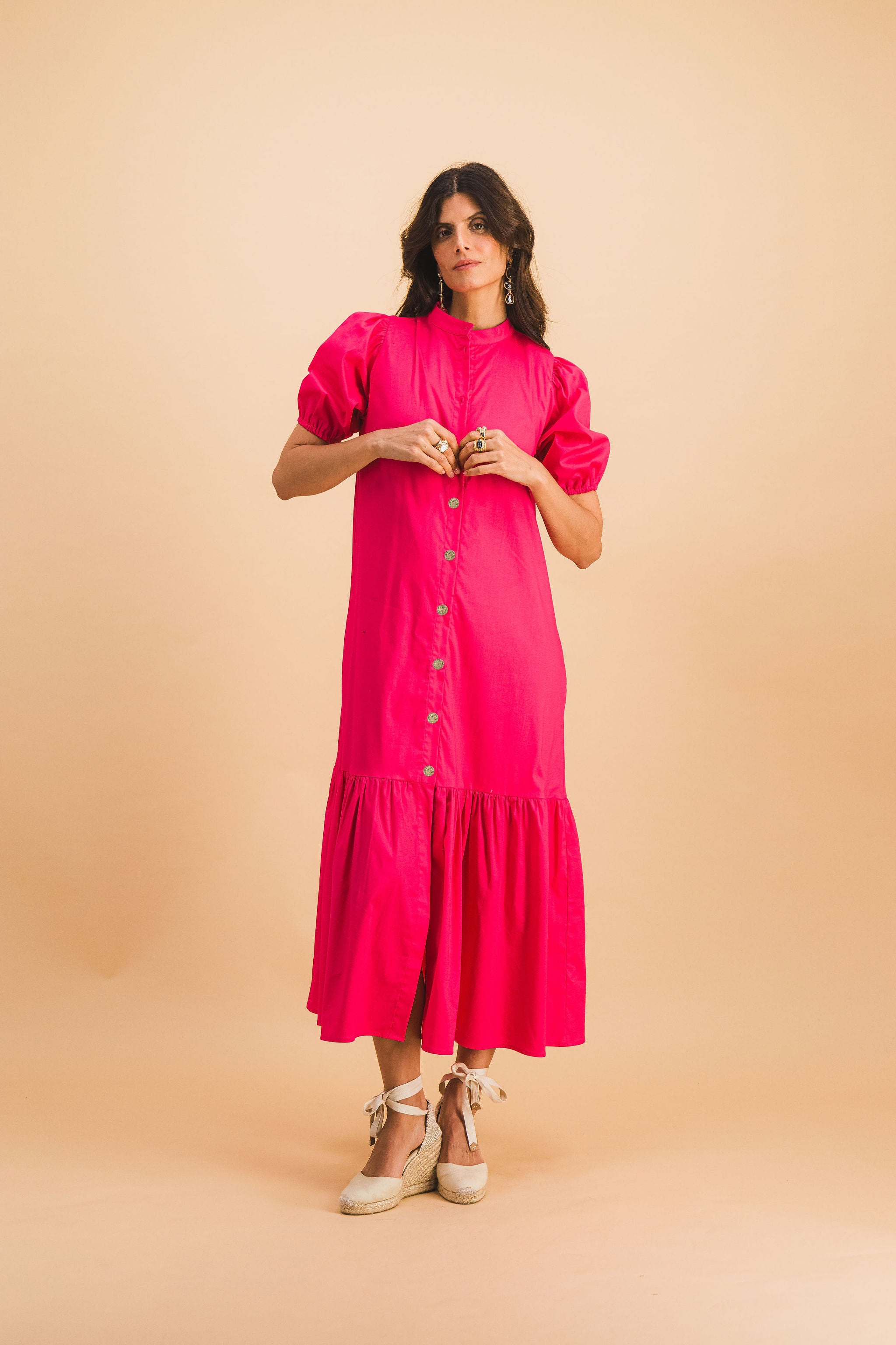 ROBE CLEMENCE FUCHSIA