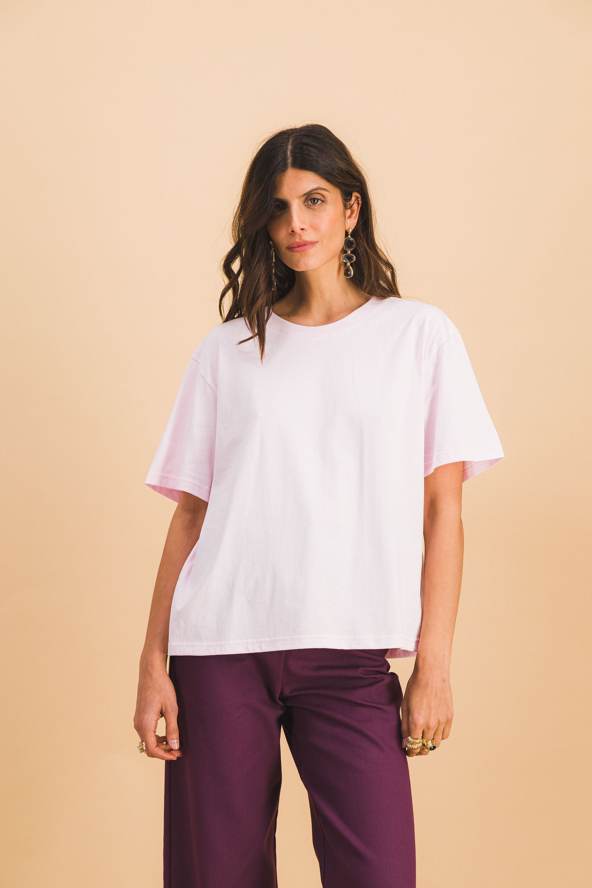 TSHIRT AMOUR TOUJOURS ROSE