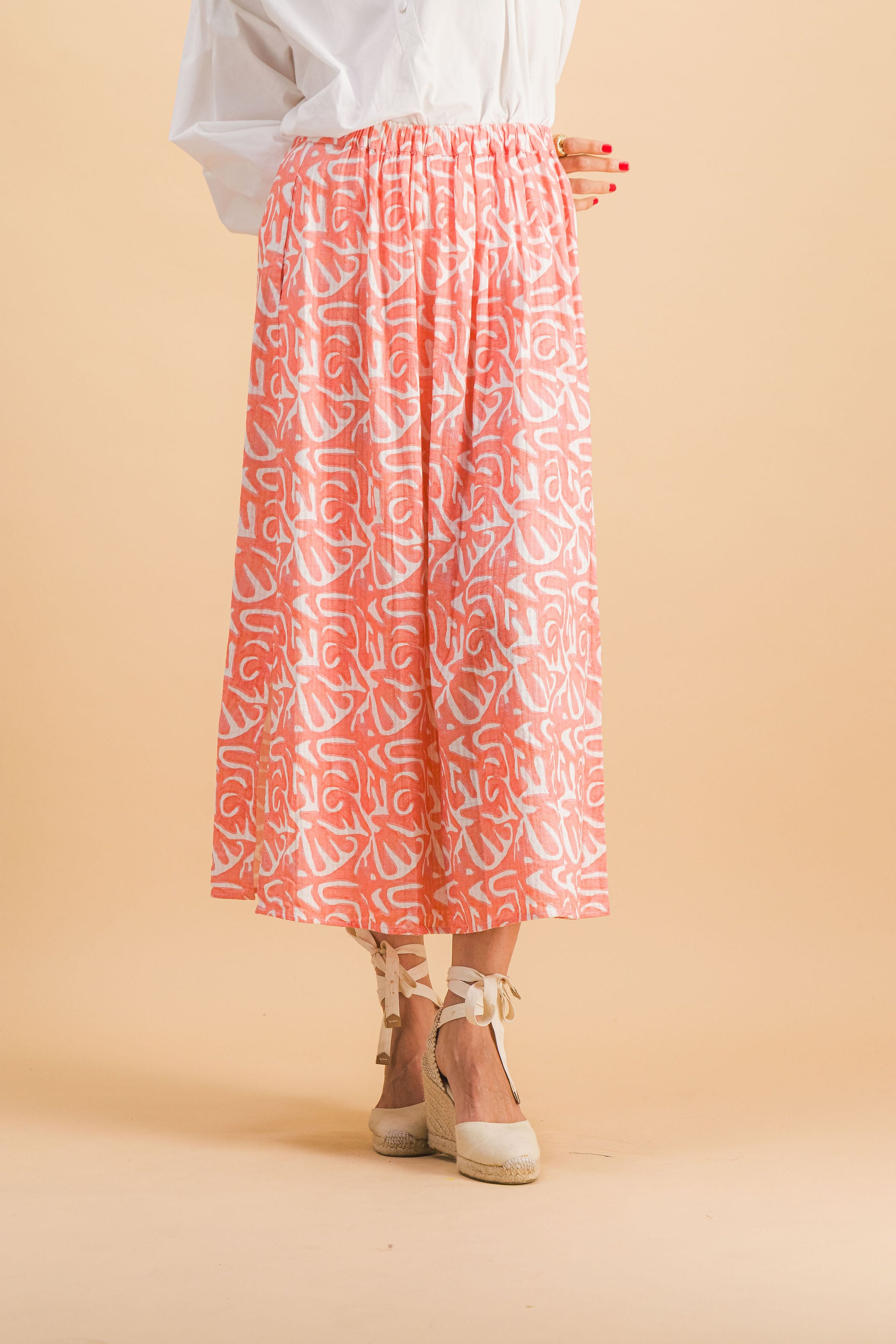 Cecilia Organic Pink Skirt