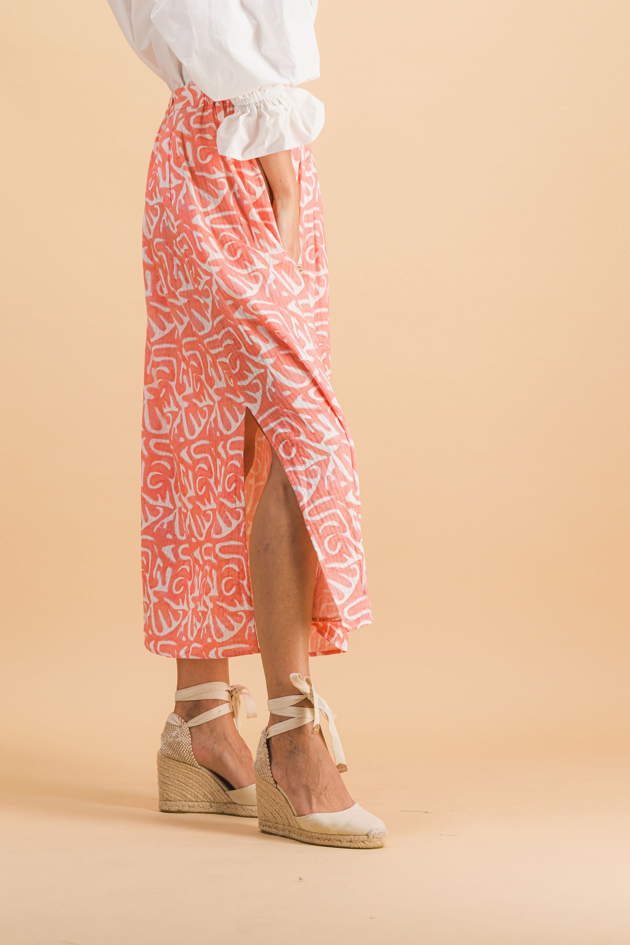 Cecilia Organic Pink Skirt