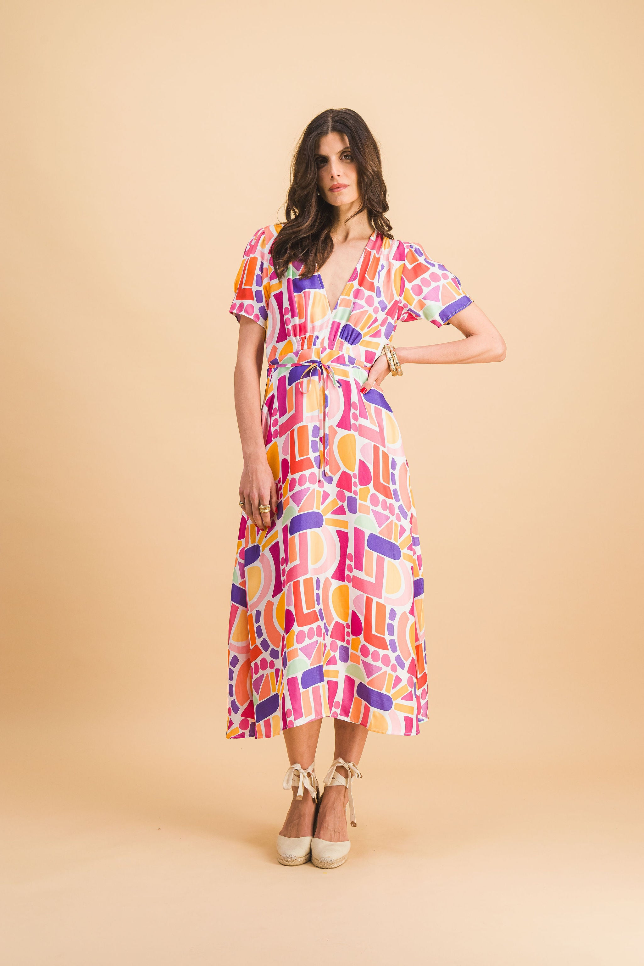 Robe Anna Ettore Polychrome