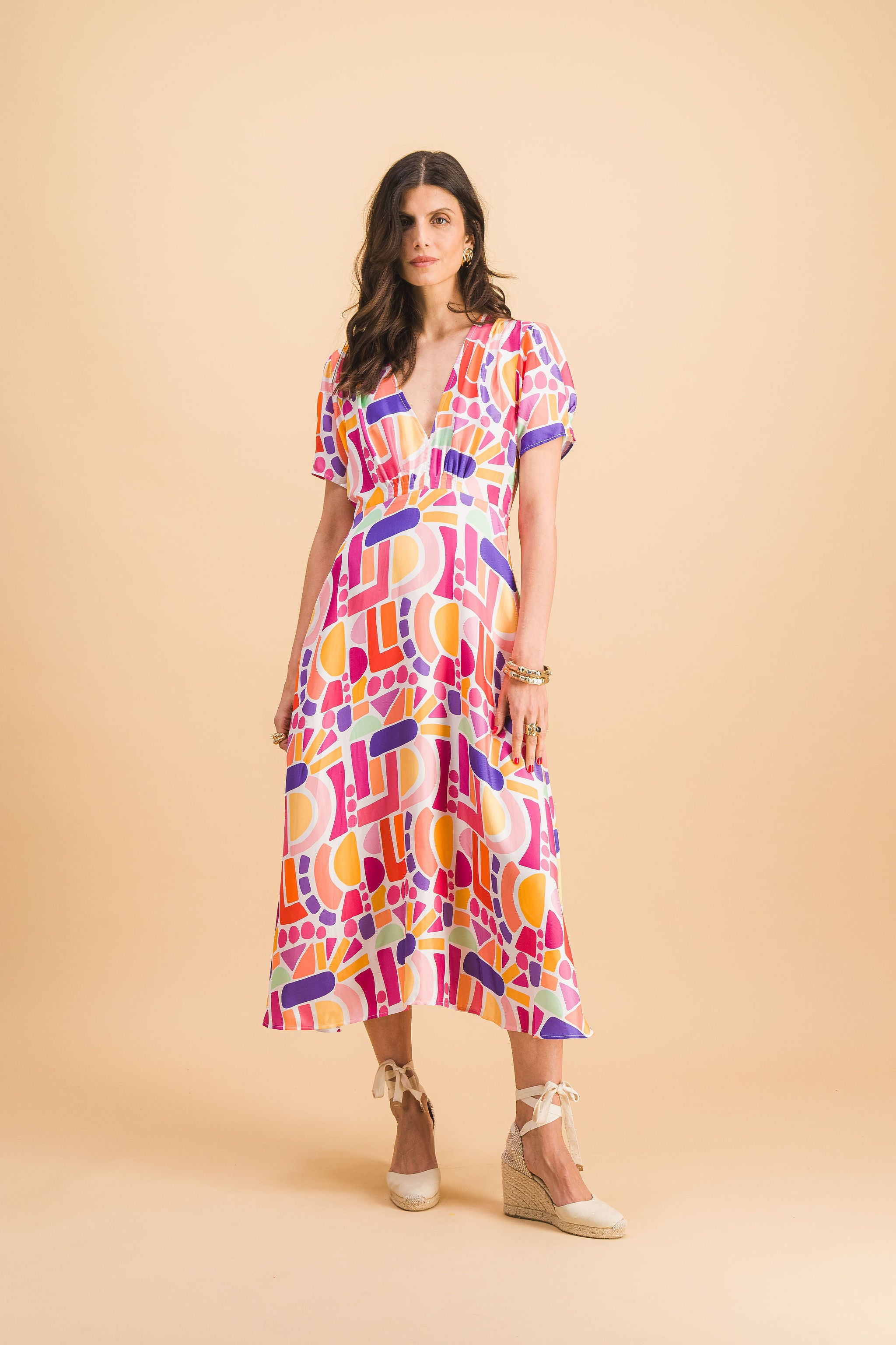 Robe Anna Ettore Polychrome