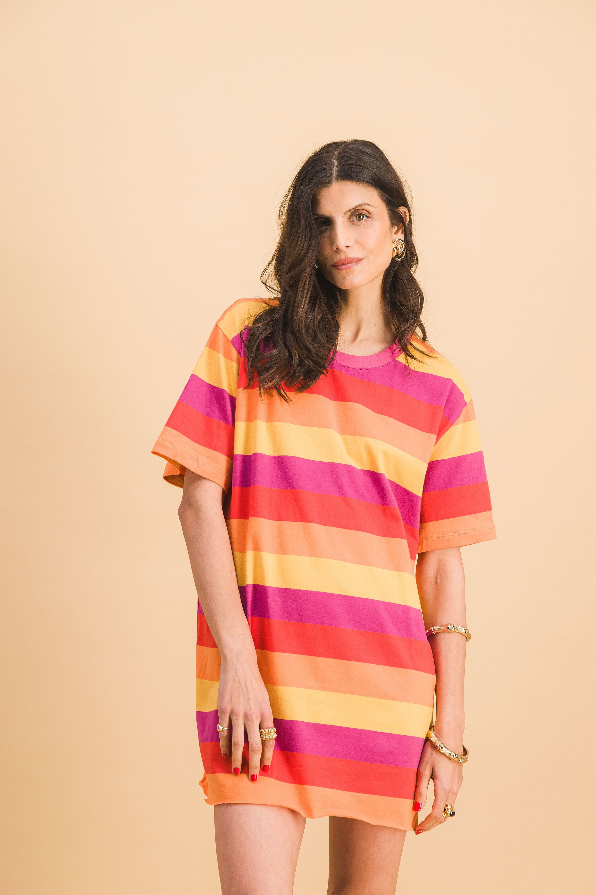 Amalia Stripes Surprise Party Dress