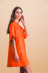 Robe SUZETTE ORANGE VIF