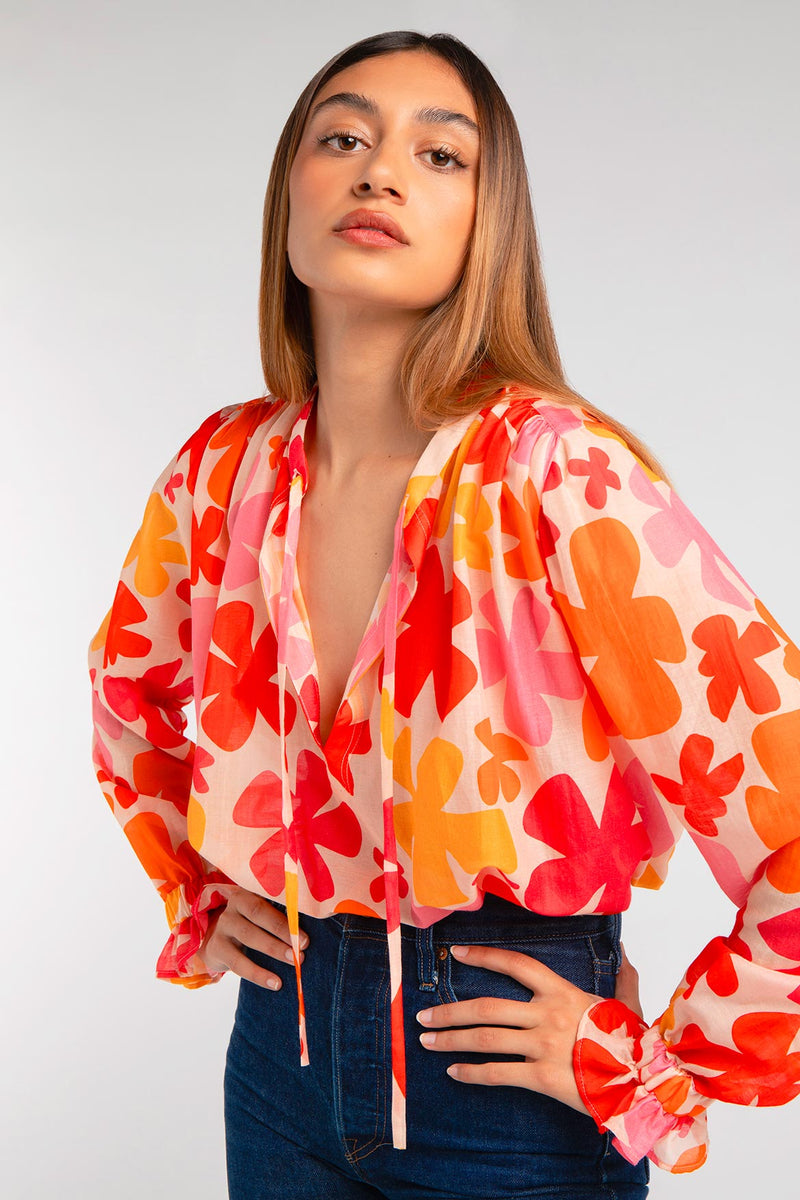 Blouse Suzanne Flower Power