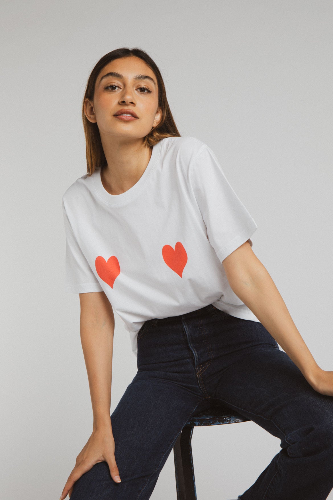 Lolita red hearts t-shirt