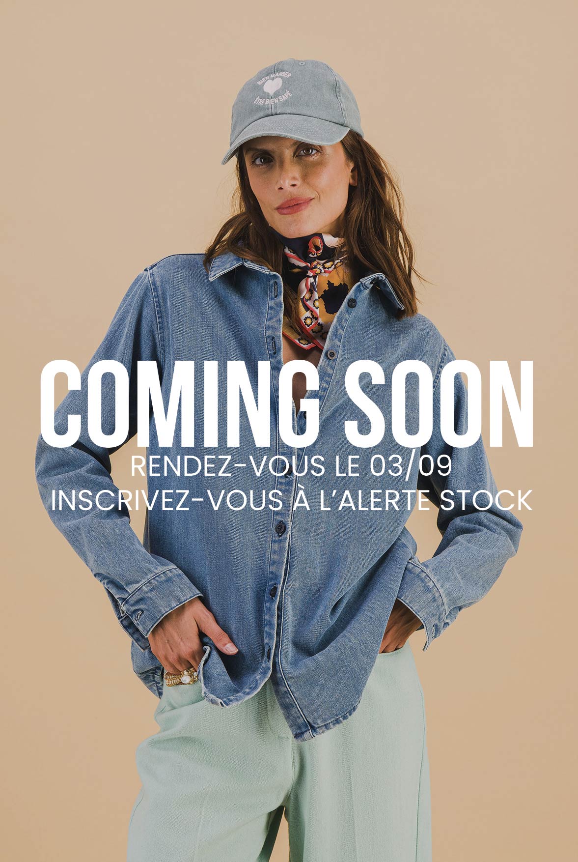 CHEMISE LEONIE DENIM CLAIR