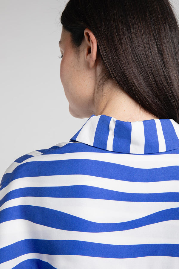 Nour Blue Lines Shirt