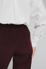 Auguste plum pants