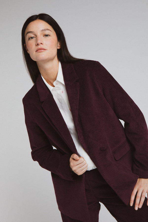 Veste Ambre prune