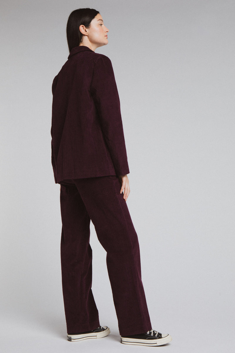 Auguste plum pants