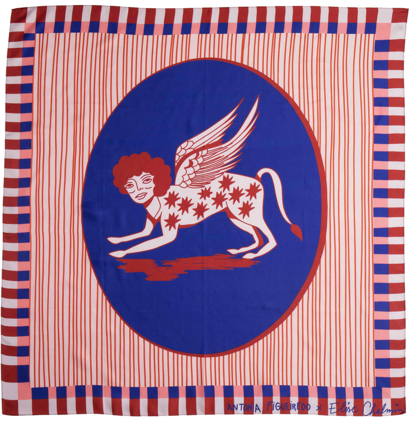 FOULARD JERRY SPHINX 90 x 90