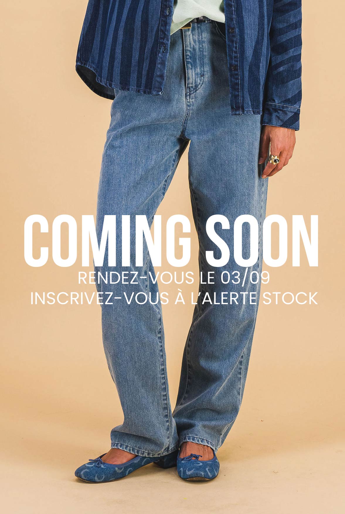 JEANS GEORGE DENIM CLAIR