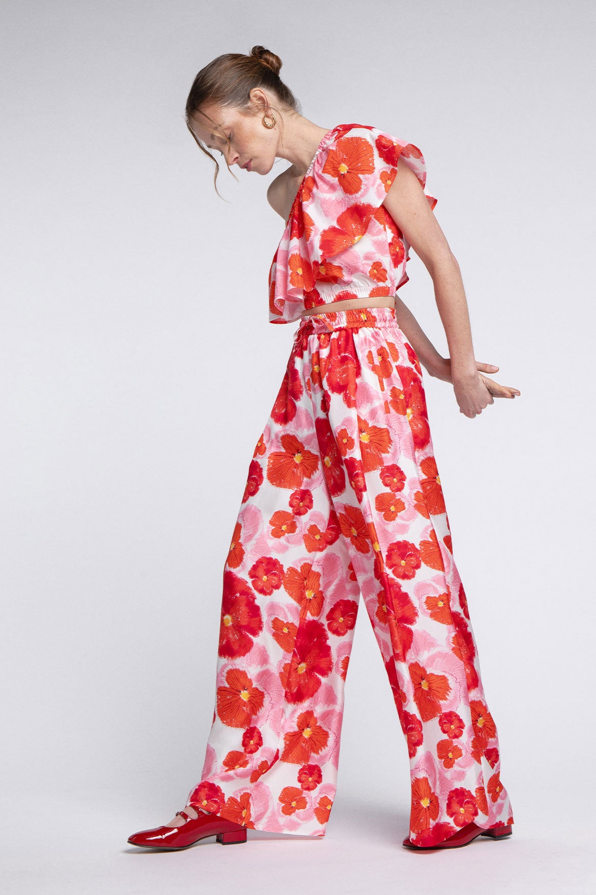 Theodore Red Blossom Pants