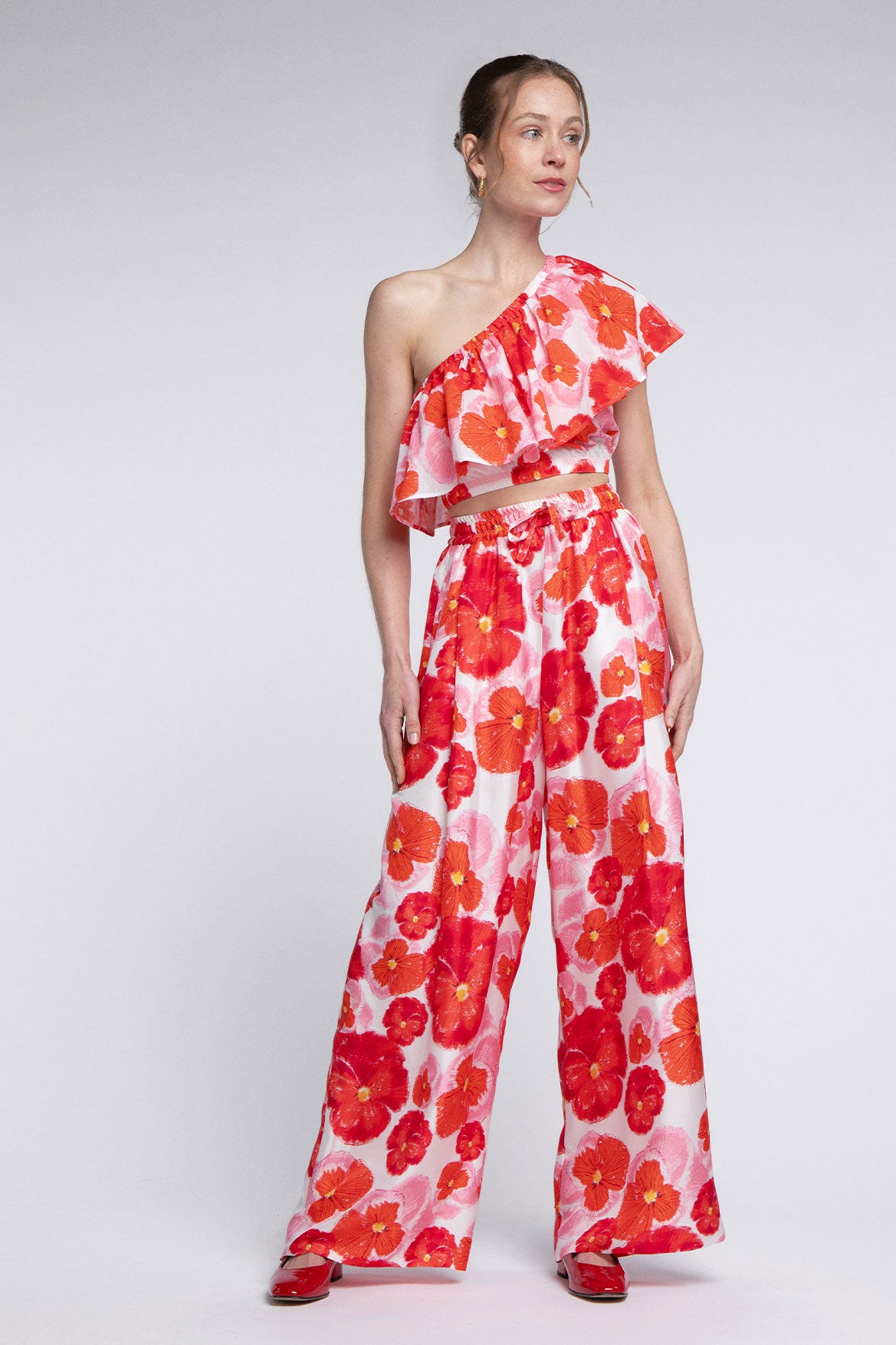 Theodore Red Blossom Pants