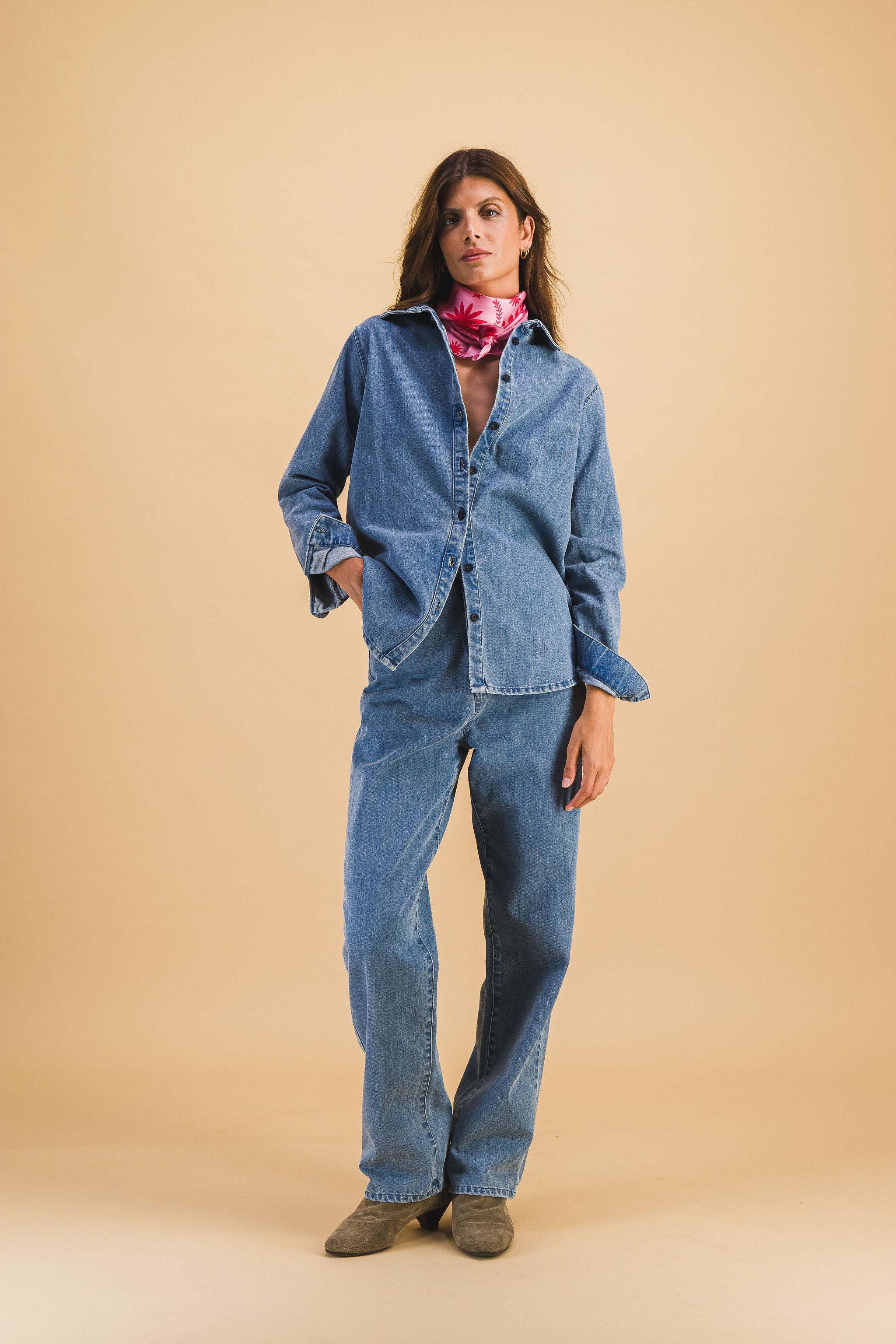 JEANS GEORGE DENIM CLAIR