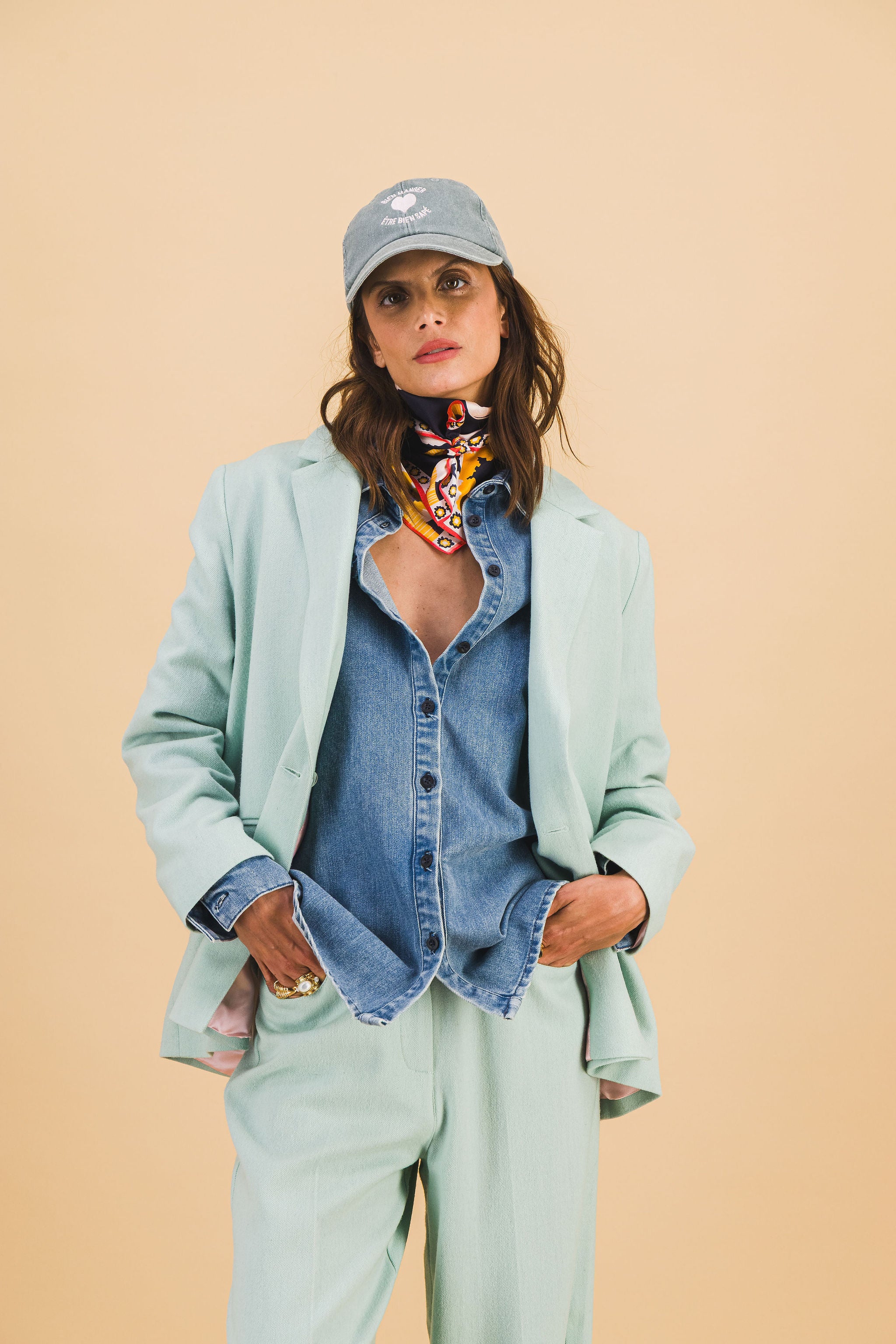 VESTE AMBRE CELADON