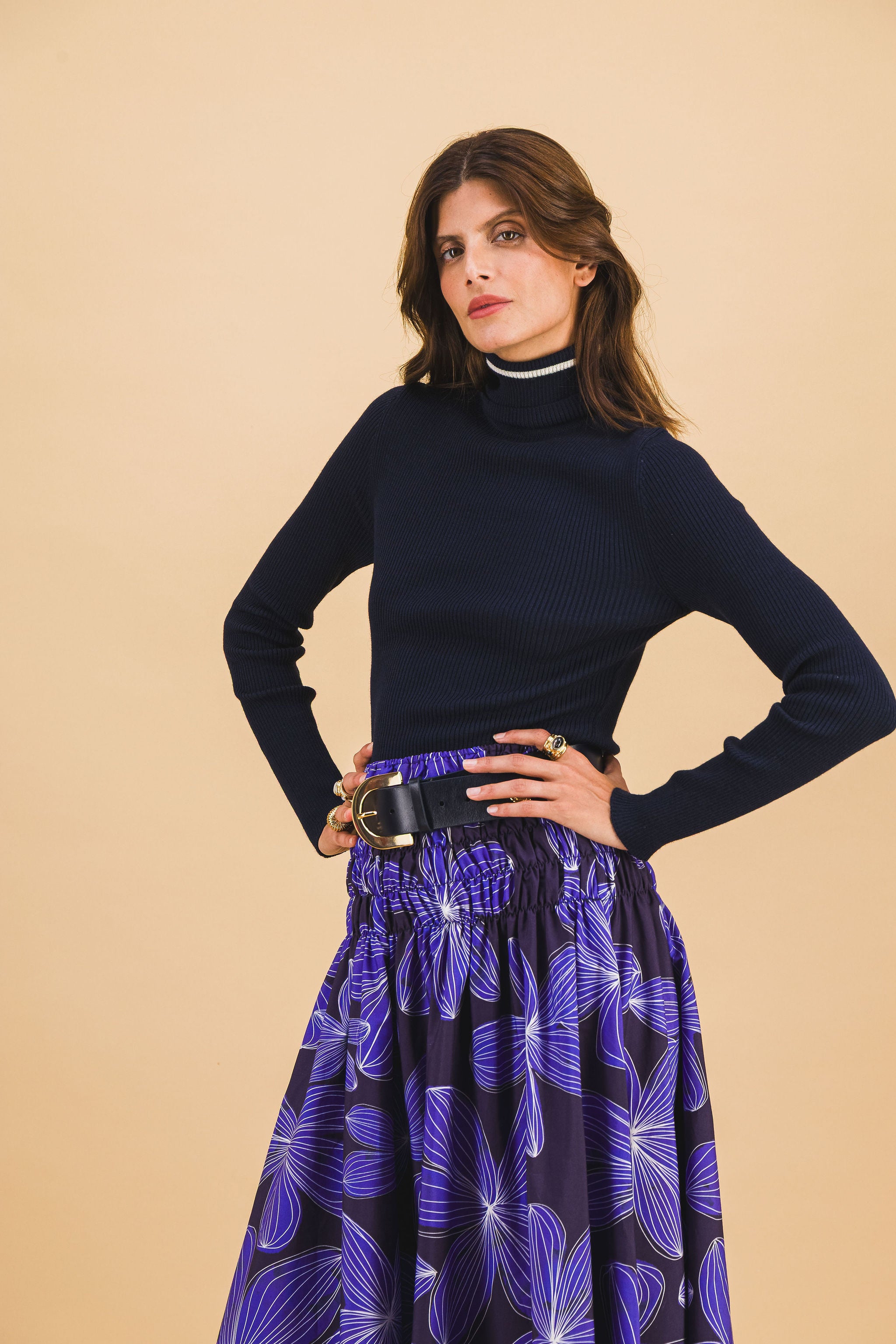 Pull Solal navy