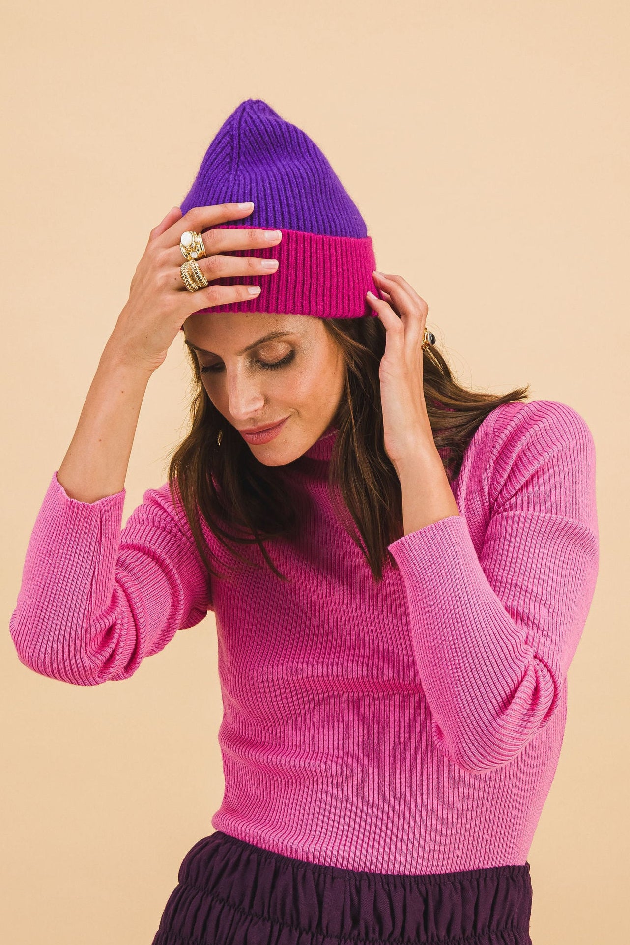 Bonnet Arthur violet