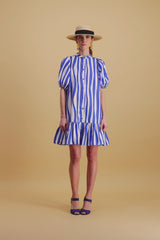 robe CLEMENTINE blue lines