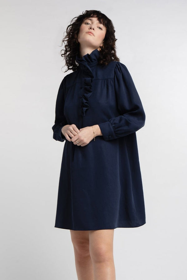 Ruth navy dress